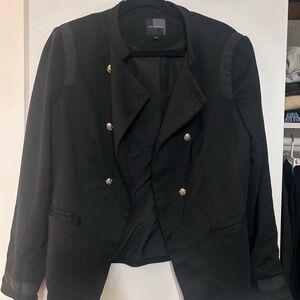 The Limited Black Blazer with Gold Buttons
